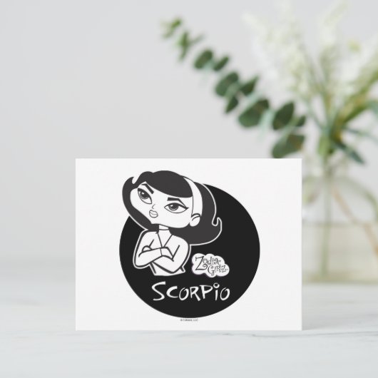 Carte postale Scorpio (Debout devant)