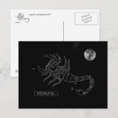 Carte postale Scorpio (Devant / Derrière)