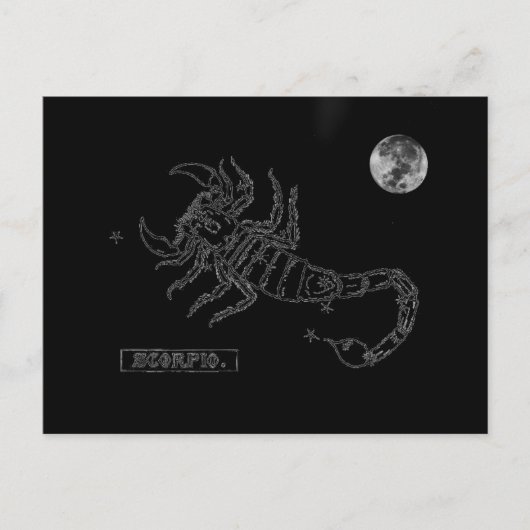 Carte postale Scorpio (Devant)