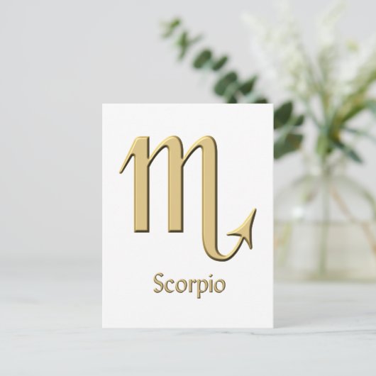 Carte Postale Scorpio (Debout devant)