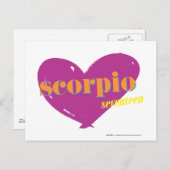 Carte Postale Scorpio 2 (Devant / Derrière)