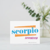 Carte Postale Scorpio Aqua (Debout devant)