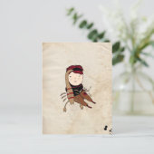Carte Postale Scorpio Boy - Symbole Zodiaque (Debout devant)