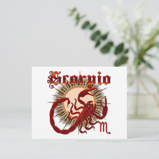 Carte Postale Scorpio-Design-1 (Debout devant)