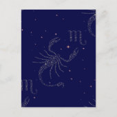 Carte Postale scorpio étoiles (Devant)