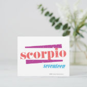 Carte Postale Scorpio LtPink (Debout devant)