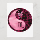 Carte Postale Scorpio Yin Yang (Devant)