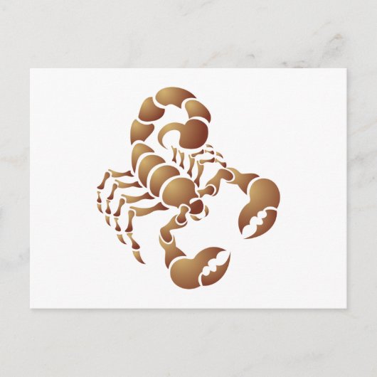 Carte Postale Scorpion (Devant)