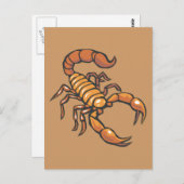 Carte Postale Scorpion (Devant / Derrière)