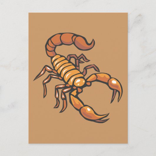 Carte Postale Scorpion (Devant)