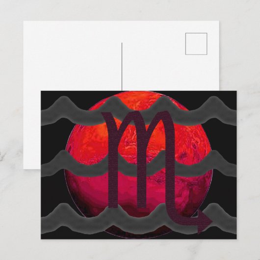 Carte postale Scorpion (Devant / Derrière)