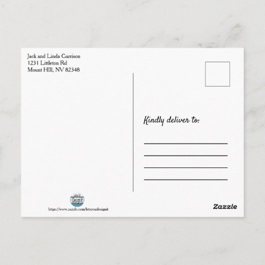 Carte Postale Scorpion (Dos)