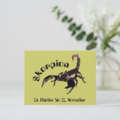 Carte Postale Scorpion (Debout devant)