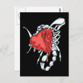 Carte Postale Scorpion cardiaque (Devant / Derrière)