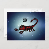Carte Postale Scorpion mignon (Devant / Derrière)