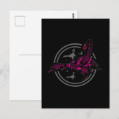 Carte Postale Scorpion rose (Devant / Derrière)