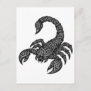 Carte Postale Scorpion Sigil du Scorpion — Encre Mythique du Zod