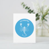 Carte Postale Scorpion, Signe du zodiaque, Horoscope, Astrologie (Debout devant)