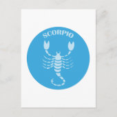 Carte Postale Scorpion, Signe du zodiaque, Horoscope, Astrologie (Devant)