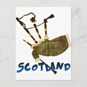 Carte Postale Scotland Bagpipes
