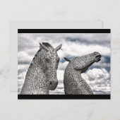 carte postale scotland kelpies (Devant / Derrière)