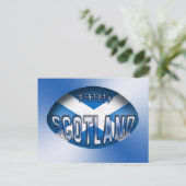 Carte Postale Scotland Rugby Ball (Debout devant)