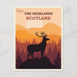 Carte Postale Scotland Scotland Highlands Vintage voyage