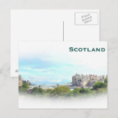 Carte Postale Scotland Vintage Tourism Travel Ajouter (Devant / Derrière)