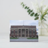 Carte Postale Scott County, Kansas Courthouse (Debout devant)