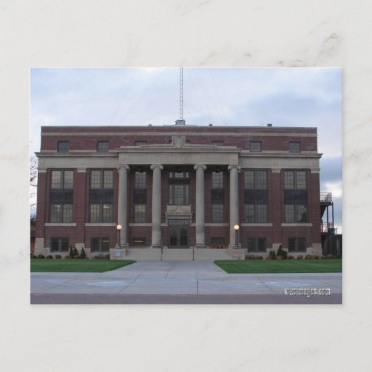 Carte Postale Scott County, Kansas Courthouse (Devant)