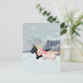 Carte Postale Scottie (Debout devant)