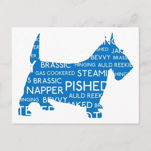 Carte Postale scottie Auld Reekie Scottish Slang.png (Devant)