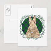 Carte Postale Scottie Duncan Tartan (Devant / Derrière)