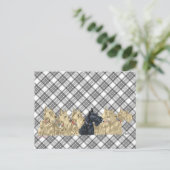 Carte Postale Scotties Tout en Rangée (Debout devant)