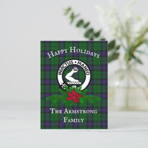 Carte postale Scottish Clan Armstrong Holiday