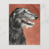 Carte postale Scottish Deerhound Dog Art (Devant)