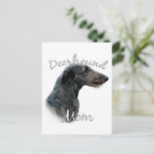 Carte Postale Scottish Deerhound Maman 2 (Debout devant)