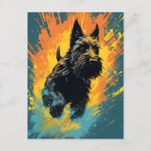 Carte Postale Scottish Terrier art