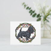 Carte Postale Scottish Terrier Celtic (Debout devant)