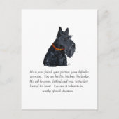Carte Postale Scottish Terrier Keepsaké (Devant)