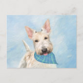 Carte Postale Scottish Terrier Wheaten Dog Painting Art original (Devant)