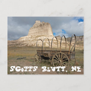 Carte Postale Scott's Bluff dans le Nebraska actuel
