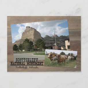 Carte Postale Scotts Bluff Nebraska National Monument Park USA