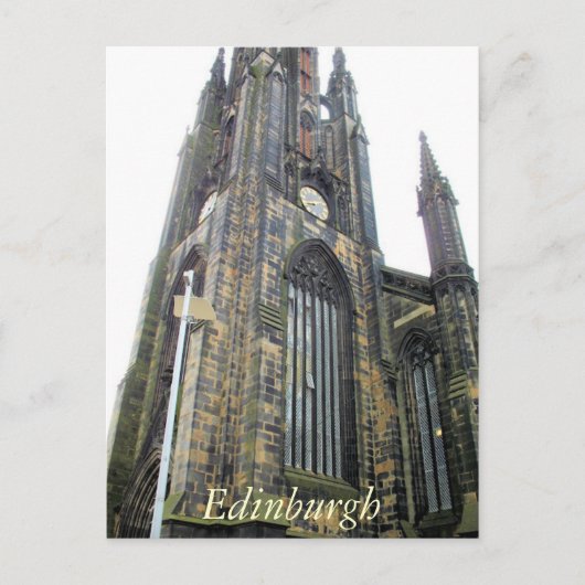 Carte postale Scotts Monument Edimbourg (Devant)