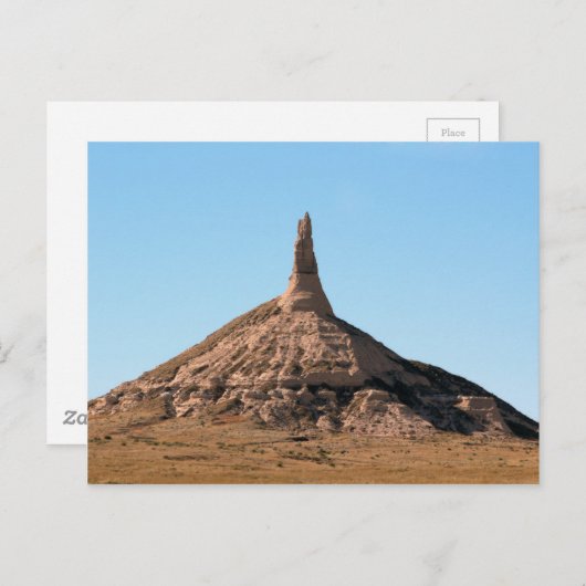 Carte Postale Scottsbluff Nebraska Chimney Rock Spire (Devant / Derrière)