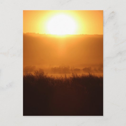 Carte Postale Scottsbluff Nebraska Farming Harvest Fall Sunset (Devant)