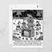 Carte Postale Scoutisme avec climatiseurs (Devant / Derrière)