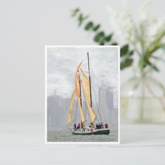 Carte postale Scow Schooner de San Francisco Histo (Debout devant)