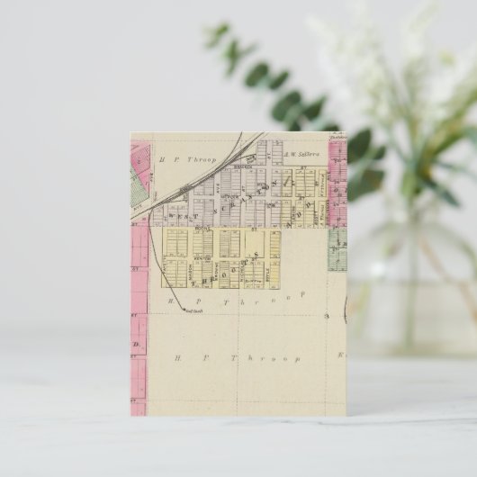 Carte Postale Scranton, comté d'Osage, Kansas (Debout devant)