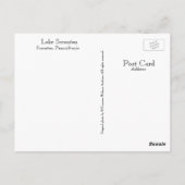 Carte postale Scranton-Lake Scranton (Dos)